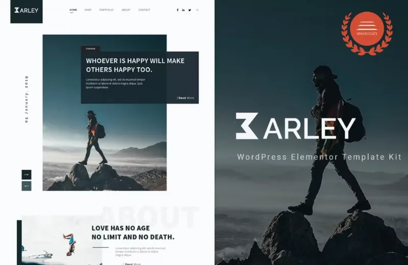 Barley – Blog & Magazine Elementor Template