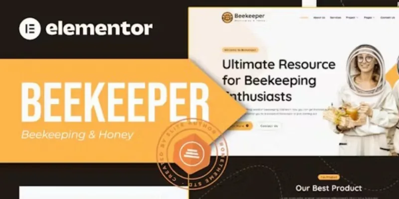Beekeeper – Beekeeping & Honey Elementor Template