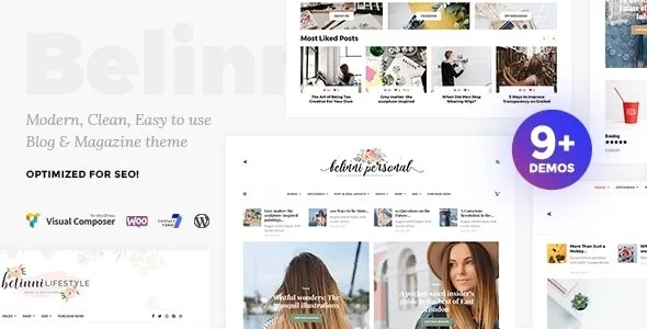 Belinni – Multi-Concept Blog / Magazine WordPress Theme
