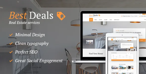 Best Deals – Property Sales & Rental WordPress Theme