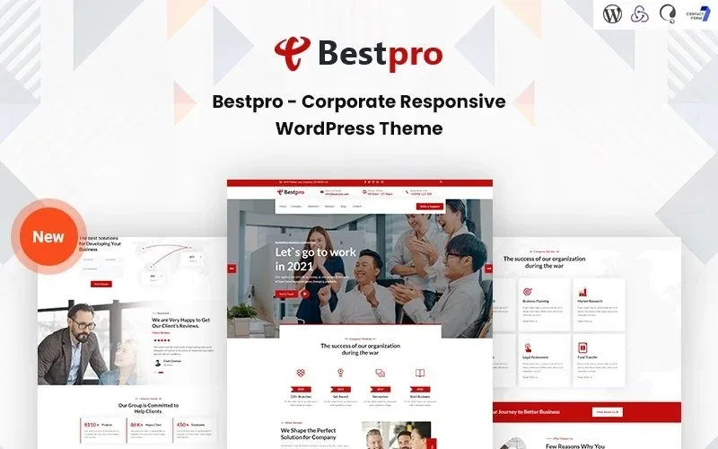 Bestpro – Corporate Responsive WordPress Theme