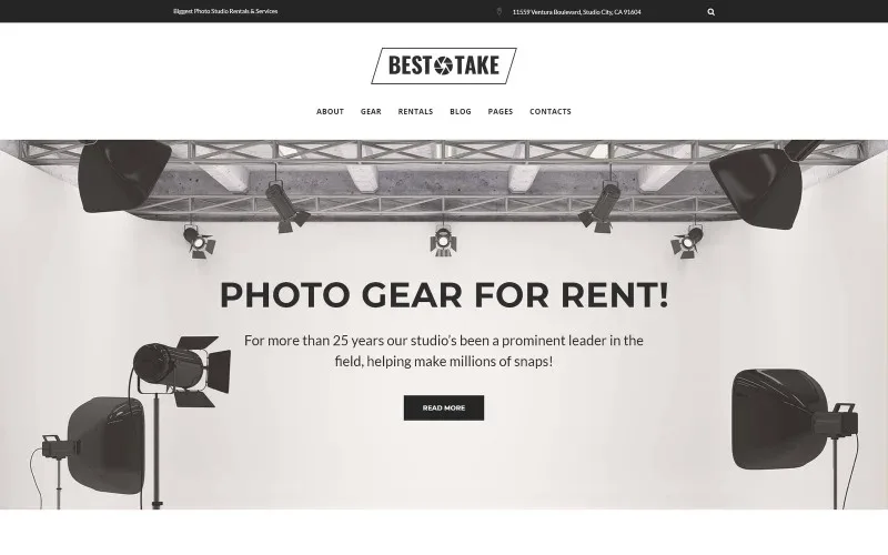 BestTake – Photo Studio Rentals & Services Responsive WordPress Theme