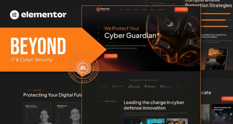 Beyond – IT & Cyber Security Elementor Template