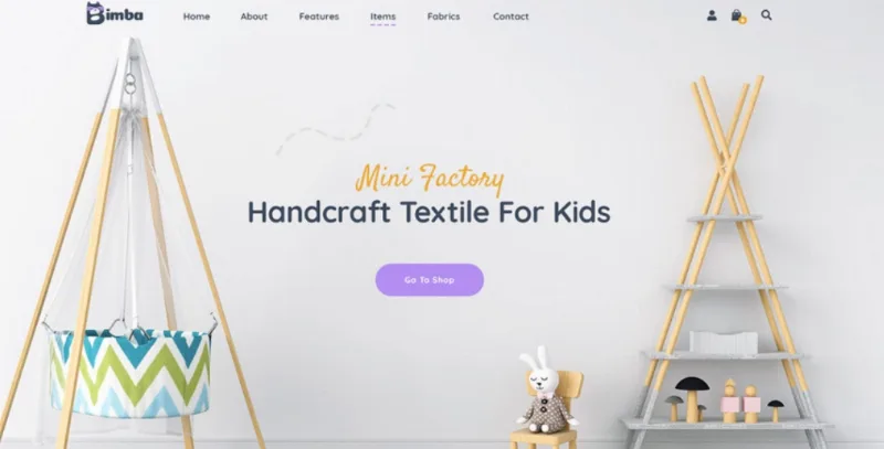 Bimba – Modern WooCommerce Theme for Your Craft Store