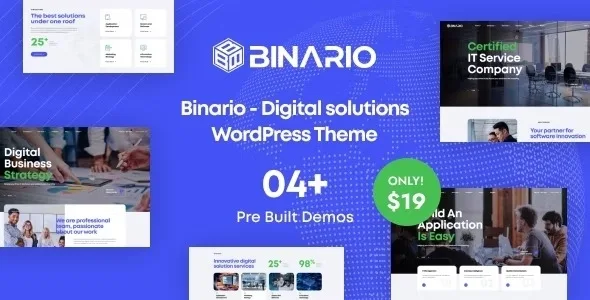 Binario – Digital Solutions WordPress Theme