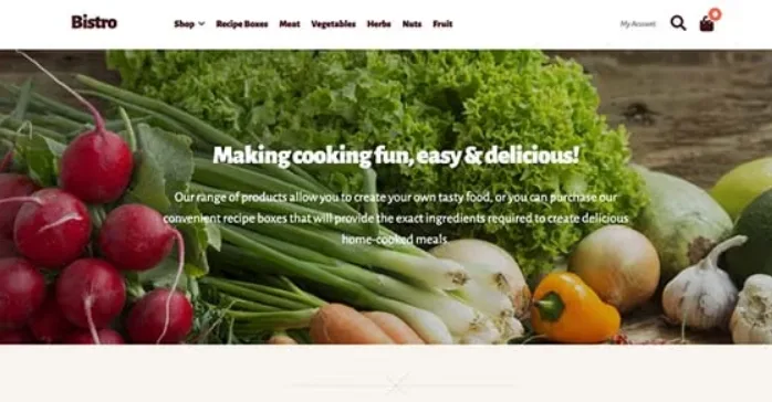 Bistro Storefront Child Theme