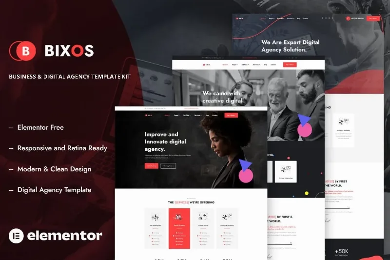 Bixos – Business & Digital Agency Template