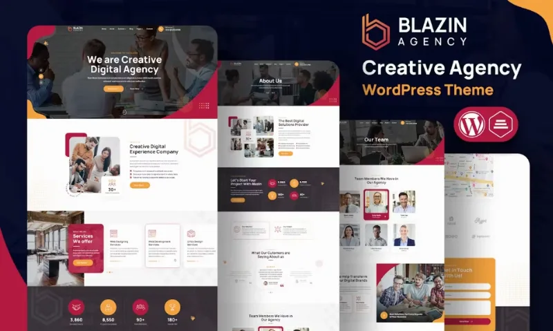 Blazin Agency – Creative WordPress Theme