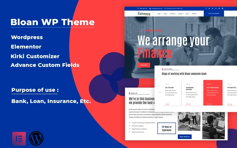 Bloan – Loan and Finance WordPress Theme