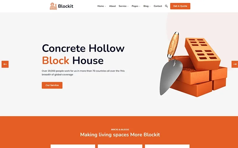 Blockit – Block It Design WordPress Theme