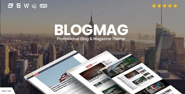 BlogMag – Responsive Blog and Magazine WordPress Theme