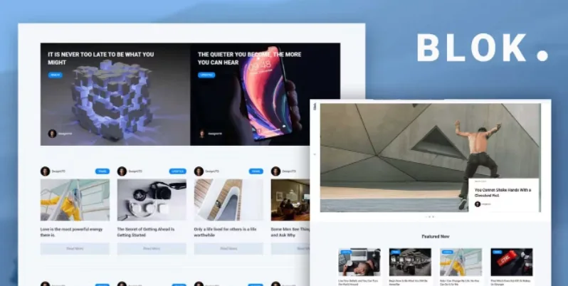 Blok – Blog & Magazine Elementor Template