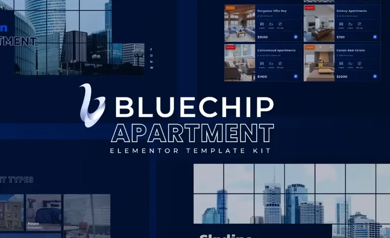Bluechip – Apartment & Property Elementor Template