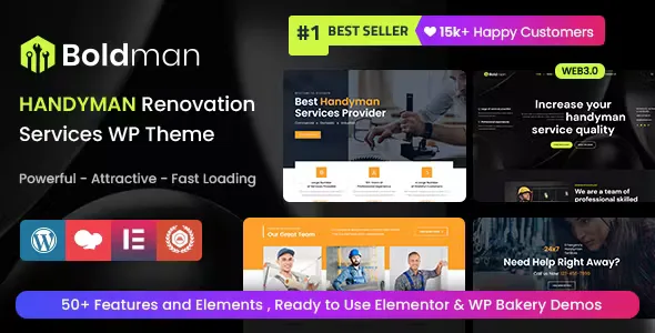 Boldman Handyman Services Theme