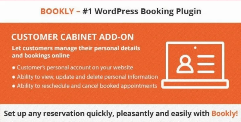 Bookly Customer Cabinet (Add-on)