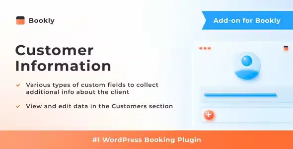 Bookly Customer Information Addon