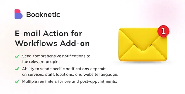 Booknetic Email Action Addon