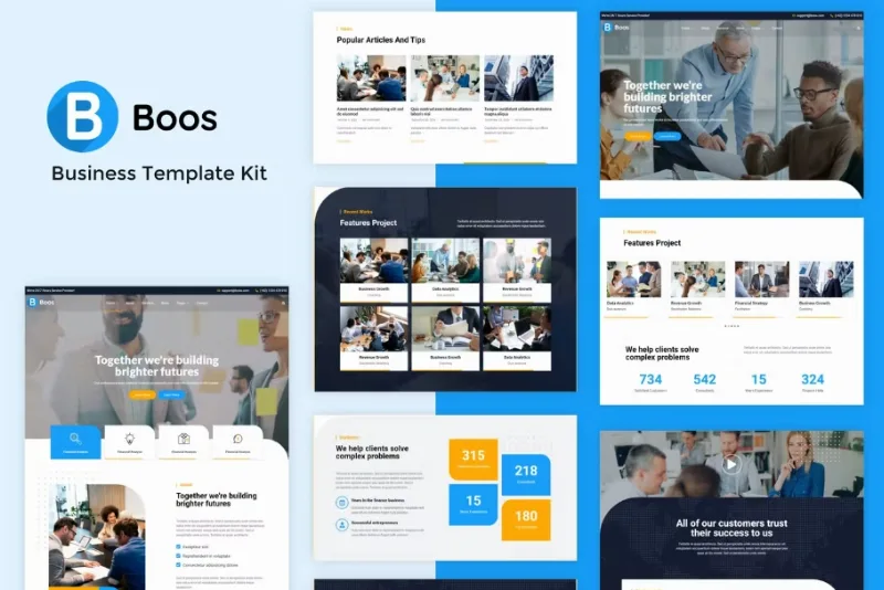 Boos – Business Elementor Template
