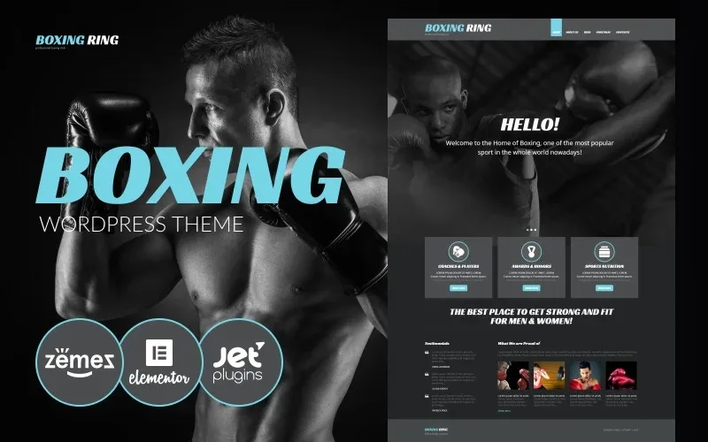 Boxing Ring – Boxing WordPress Theme