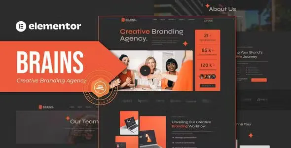 Brains Branding Elementor Template Kit