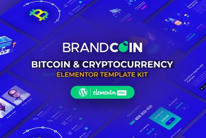 BrandCoin – Cryptocurrency Elementor Template
