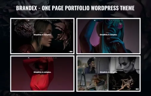 Brandex – One Page Portfolio WordPress Theme