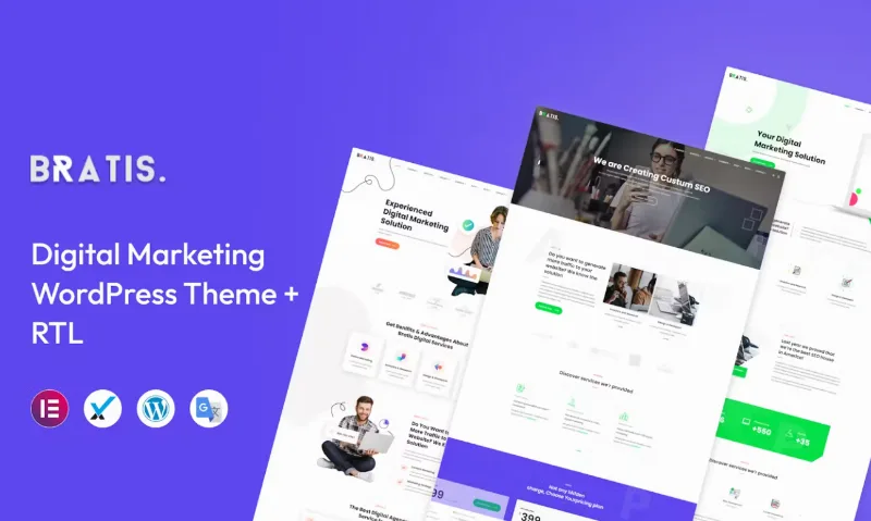 Bratis – Digital Marketing WordPress Theme