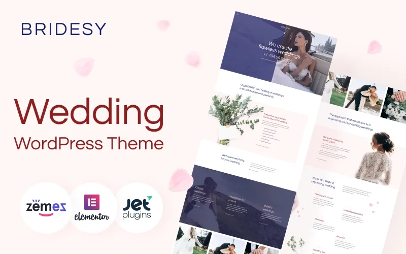 Bridesy – Tender And Neat Wedding WordPress Theme