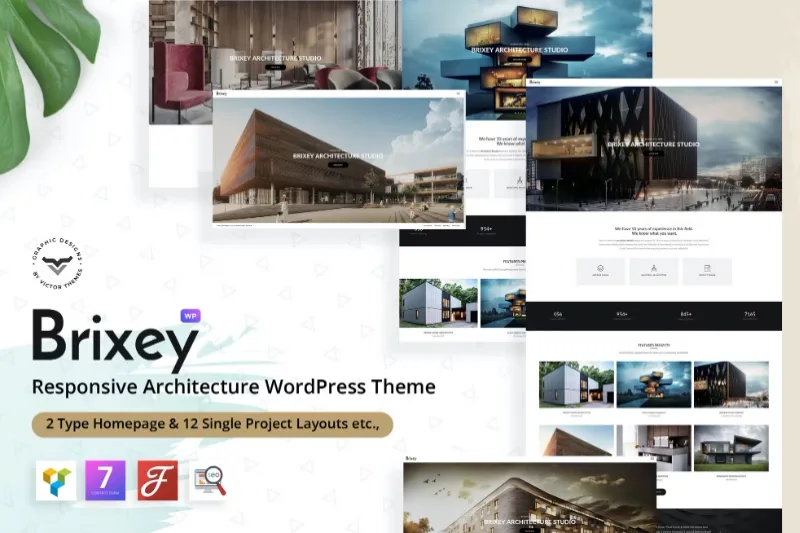 Brixey – Responsive Architecture WordPress Theme
