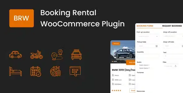 BRW Booking Rental Plugin