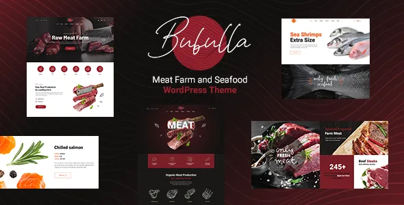 Bubulla – Meat Farm, Butcher & Seafood Store WordPress Theme