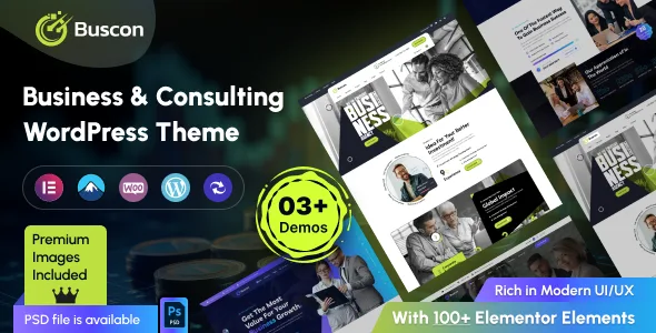 Buscon – Business Consulting WordPress Theme