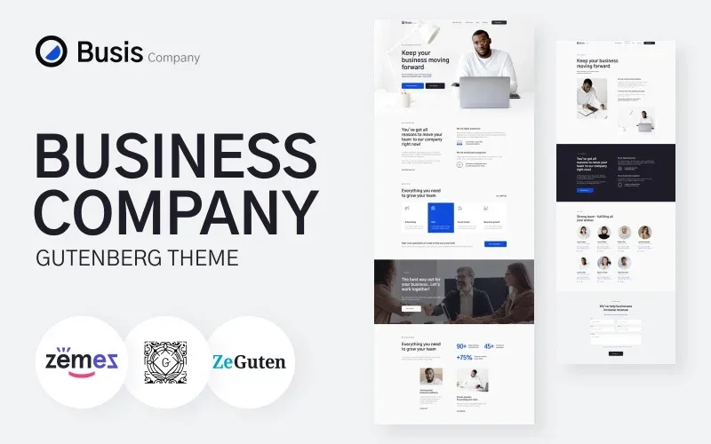 Busis Company – Business Gutenberg Theme WordPress Theme