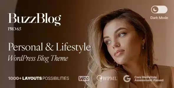 Buzz Lifestyle Blog and Magazine Theme