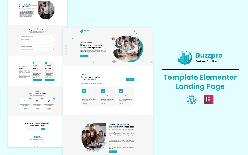 Buzzpro - Business Solution Elementor Landing Page