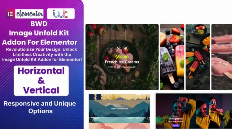 BWD Image Unfold Kit Addon For Elementor