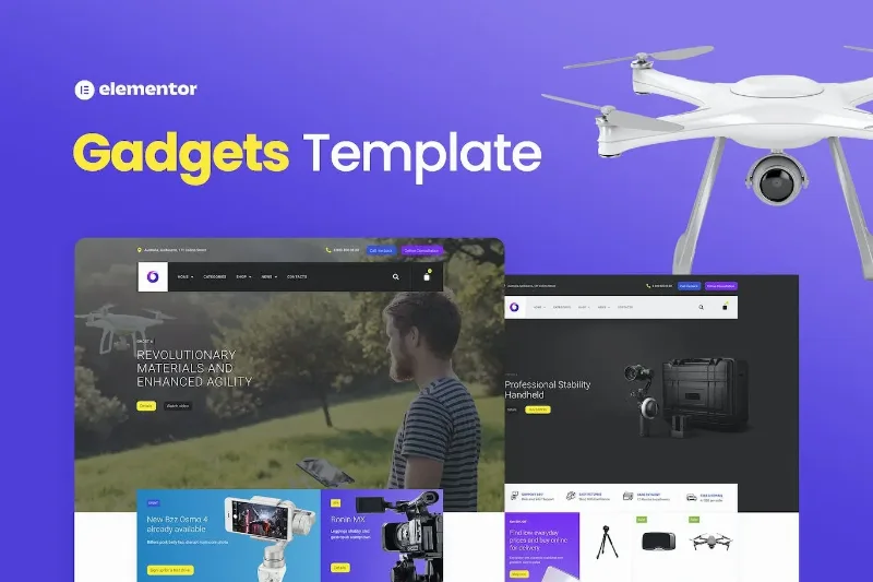 Bzzz – Gadgets eCommerce Elementor Template