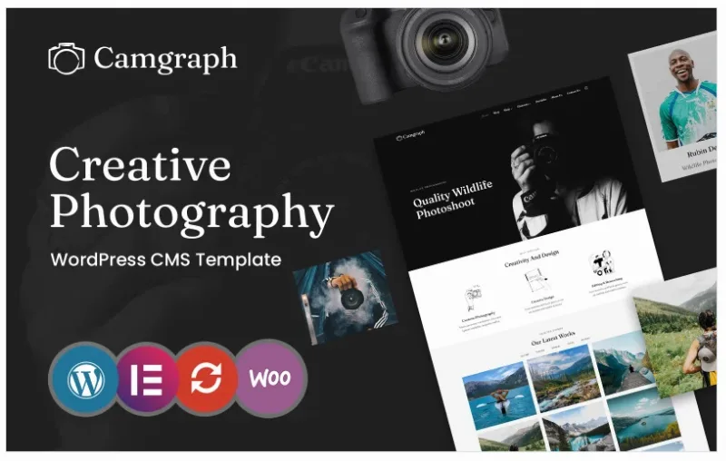 Camgaph – Portfolio and Photography WordPress Theme