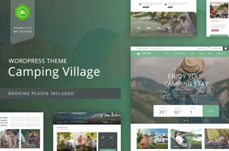 Camping WordPress Theme