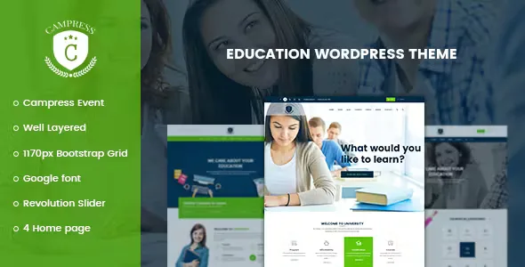 Campress Education Courses Theme