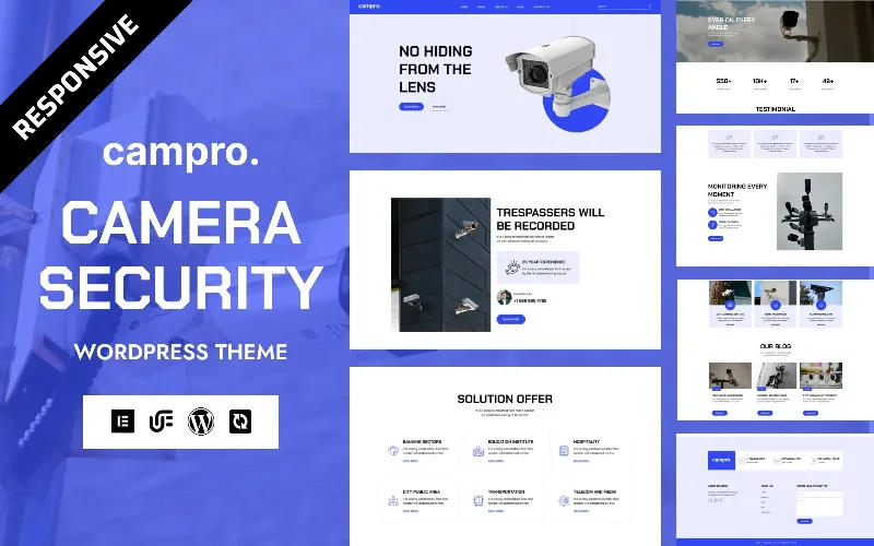Campro - CCTV and Security Cameras Service WordPress Theme