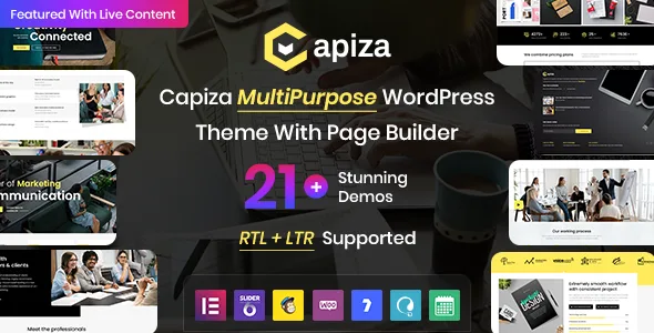 Capiza – Creative Business & Agency WordPress Theme