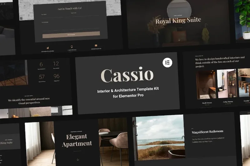 Cassio – Interior & Architecture Elementor Pro Template