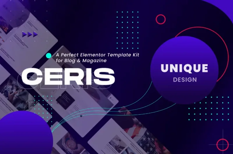 Ceris – Blog & Magazine Elementor Template