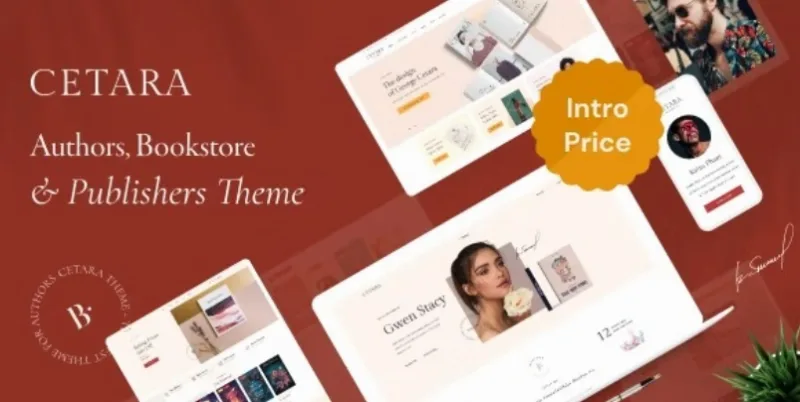Cetara – Beautiful WordPress Theme for Authors