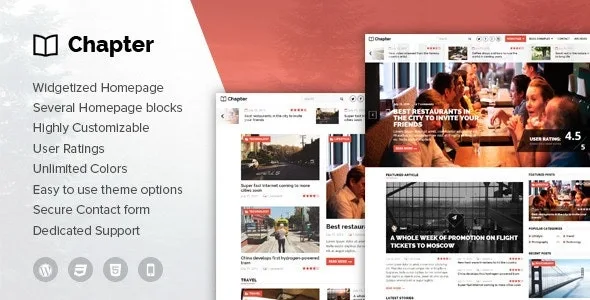Chapter – WordPress Magazine Theme
