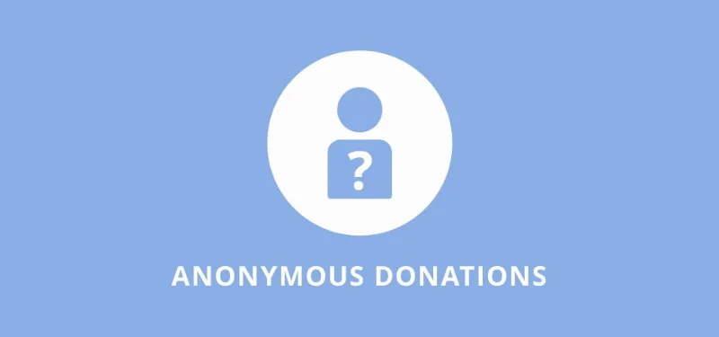 Charitable - Anonymous Donations
