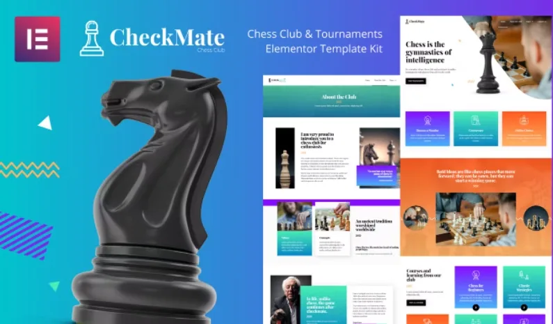 CheckMate – Chess Club & Tournaments Elementor Template