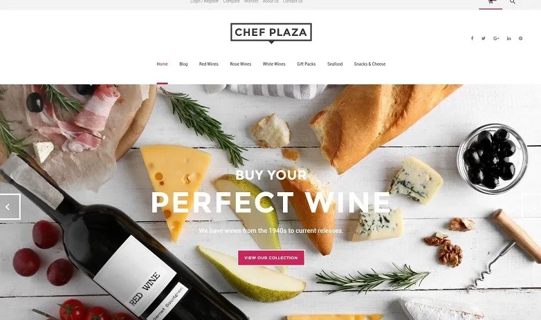 Chef Plaza – Food And Wine Store WooCommerce Theme