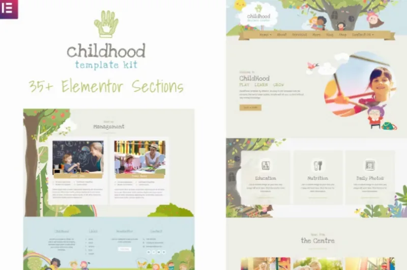 Childhood Kids – Child Care Center Elementor Template